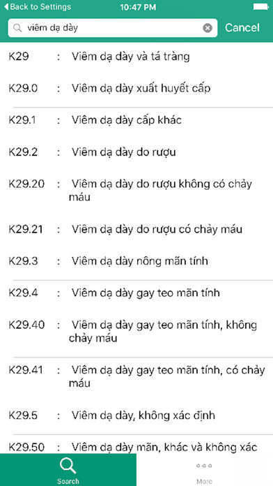 Emulate iPhone app ICD10 VN Lite using MyAndroid Emulate iPhone app ICD10 VN Lite using MyAndroid