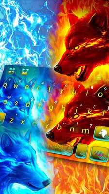 Emulate Android APK Ice And Fire Wolf Keyboard Theme Emulate Android APK Ice And Fire Wolf Keyboard Theme