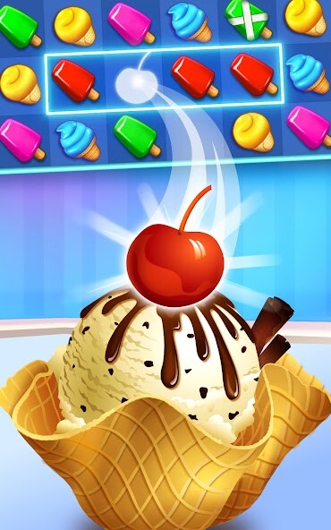 Run android online APK Ice Cream Paradise: Match 3 from MyAndroid or emulate Ice Cream Paradise: Match 3 using MyAndroid