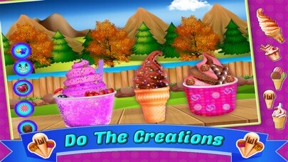 Emulate iPhone app Ice Cream Recipes Chef Games using MyAndroid