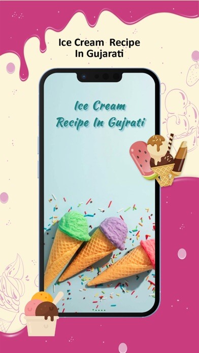 Emulate iPhone app Icecream Recipes in Gujarati using MyAndroid Emulate iPhone app Icecream Recipes in Gujarati using MyAndroid