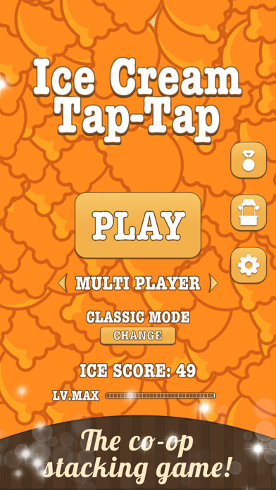 Emulate iPhone app IceCream TapTap - Co-op  Stack using MyAndroid
