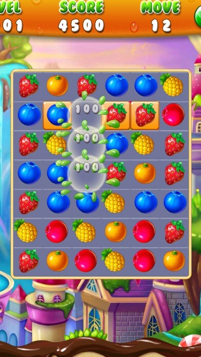 Emulate iPhone app Ice Fruit Boom using MyAndroid
