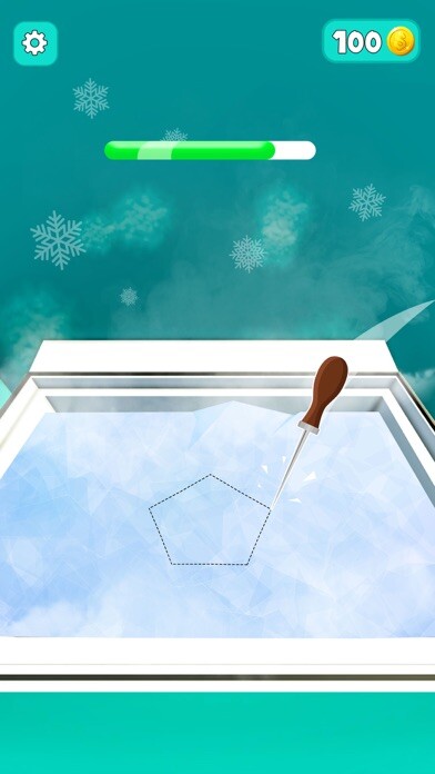 Emulate iPhone app Ice Gola: Snow cone Maker DIY using MyAndroid