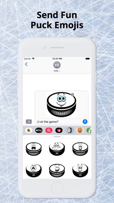 Emulate iPhone app Ice Hockey Puck Emojis using MyAndroid Emulate iPhone app Ice Hockey Puck Emojis using MyAndroid