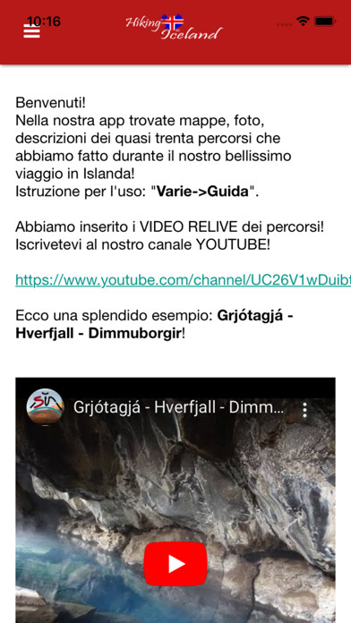 Emulate iPhone app Iceland hikes and trails! using MyAndroid Emulate iPhone app Iceland hikes and trails! using MyAndroid