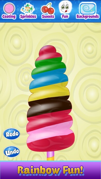 Emulate iPhone app Ice Pop & Cream Maker Salon using MyAndroid