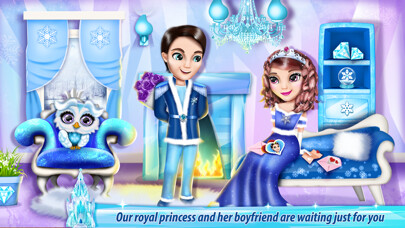 Emulate iPhone app Ice Princess Castle Decoration using MyAndroid