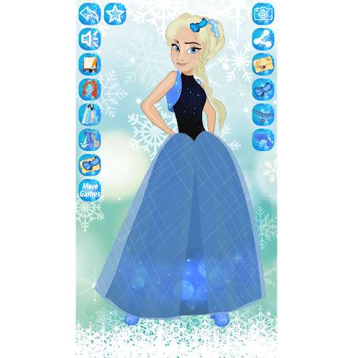 Run android online APK Ice Princess Snow Dress Up from MyAndroid or emulate Ice Princess Snow Dress Up using MyAndroid