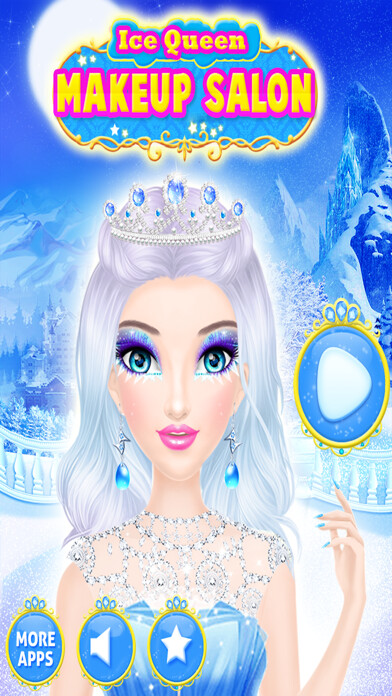 Emulate iPhone app Ice Queen Makeover & Makeup using MyAndroid Emulate iPhone app Ice Queen Makeover & Makeup using MyAndroid