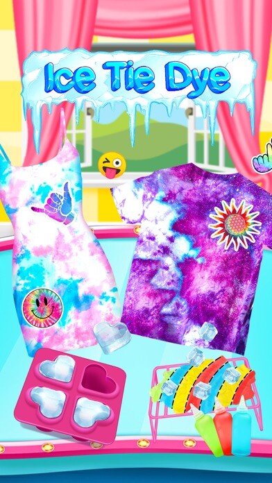 Emulate iPhone app Ice Tie Dye - Fashion Art using MyAndroid Emulate iPhone app Ice Tie Dye - Fashion Art using MyAndroid