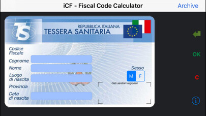 Emulate iPhone app iCF - Codice Fiscale using MyAndroid Emulate iPhone app iCF - Codice Fiscale using MyAndroid
