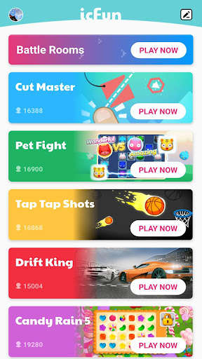 Run android online APK IcFun - More fun games and friends waiting for you from MyAndroid or emulate IcFun - More fun games and friends waiting for you using MyAndroid
