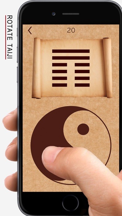 Emulate iPhone app I Ching - Smart Chinese Wisdom using MyAndroid