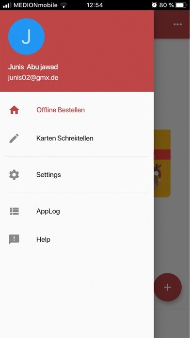 Emulate iPhone app IchSchickDirWas using MyAndroid