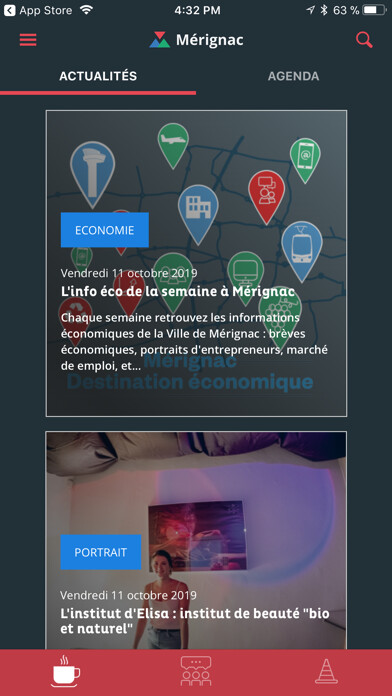 Emulate iPhone app ICI Mérignac using MyAndroid Emulate iPhone app ICI Mérignac using MyAndroid