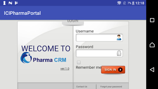 Emulate Android APK ICI Pharma Portal