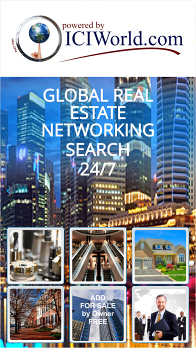 Emulate iPhone app ICIWorld Global Real Estate using MyAndroid