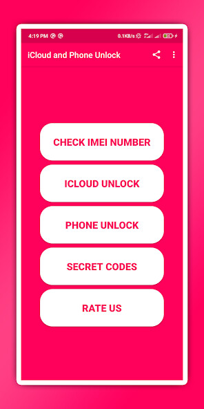 Run android online APK iCloud and Phone Unlock from MyAndroid or emulate iCloud and Phone Unlock using MyAndroid