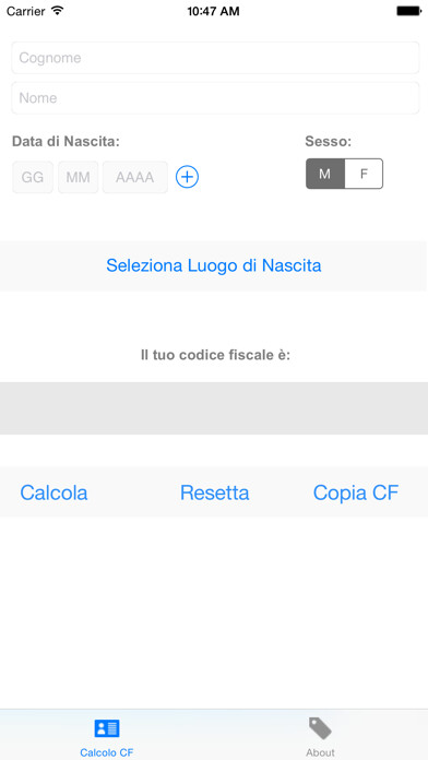 Emulate iPhone app iCodiceFiscale ITA using MyAndroid Emulate iPhone app iCodiceFiscale ITA using MyAndroid