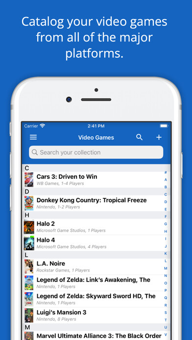Emulate iPhone app iCollect Video Games. using MyAndroid Emulate iPhone app iCollect Video Games. using MyAndroid