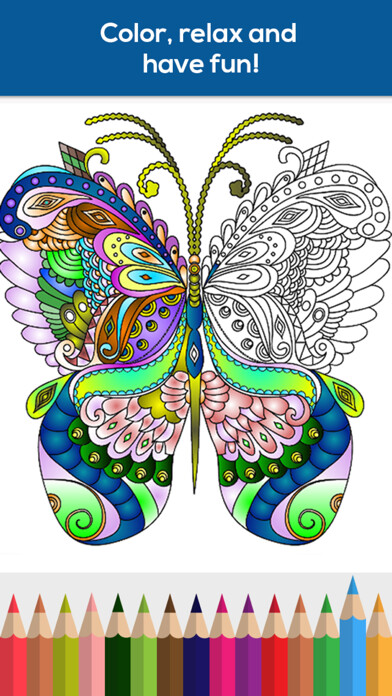 Emulate iPhone app iColor Club: Coloring book and pages for Adults using MyAndroid Emulate iPhone app iColor Club: Coloring book and pages for Adults using MyAndroid
