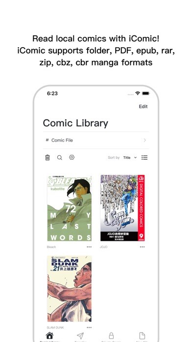 Emulate iPhone app iComic - Panels Comic Reader using MyAndroid