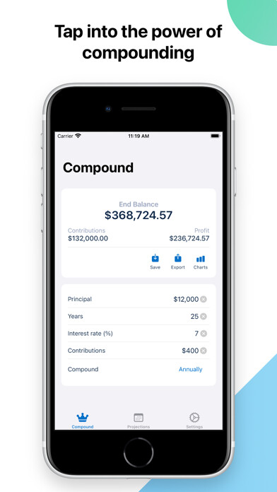 Emulate iPhone app iCompound - Financial Freedom using MyAndroid Emulate iPhone app iCompound - Financial Freedom using MyAndroid