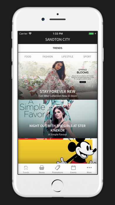 Emulate iPhone app IconicMalls using MyAndroid