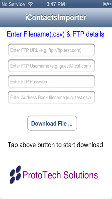 Emulate iPhone app iContactsImporter using MyAndroid Emulate iPhone app iContactsImporter using MyAndroid
