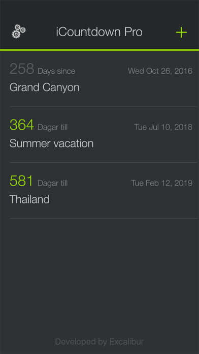 Emulate iPhone app iCountdown Pro using MyAndroid Emulate iPhone app iCountdown Pro using MyAndroid