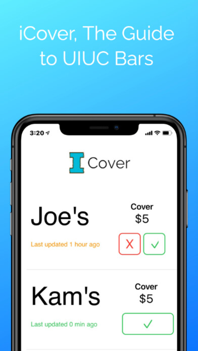 Emulate iPhone app ICover : Live UIUC Bar Covers using MyAndroid Emulate iPhone app ICover : Live UIUC Bar Covers using MyAndroid