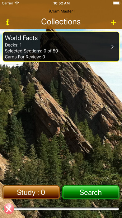 Emulate iPhone app iCram Master using MyAndroid