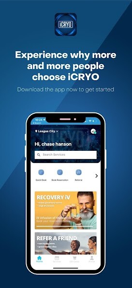 Run android online APK iCRYO - Recovery  Wellness from MyAndroid or emulate iCRYO - Recovery  Wellness using MyAndroid