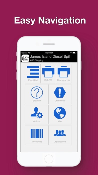 Emulate iPhone app ICS-201 using MyAndroid