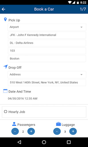 Run android online APK ICS Book A Limo from MyAndroid or emulate ICS Book A Limo using MyAndroid
