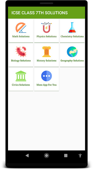 Run android online APK ICSE CLASS 7 SOLUTION from MyAndroid or emulate ICSE CLASS 7 SOLUTION using MyAndroid