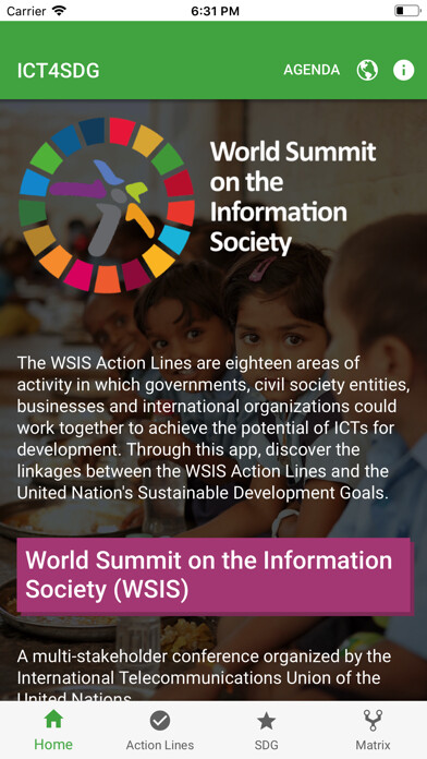 Emulate iPhone app ICT4SDG using MyAndroid