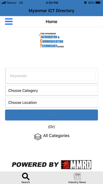 Emulate iPhone app ICT Directory using MyAndroid