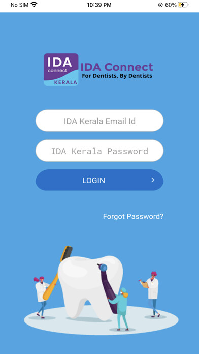 Emulate iPhone app IDA Connect For Dentists using MyAndroid