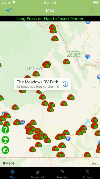 Emulate iPhone app Idaho – Camping & RV spots using MyAndroid Emulate iPhone app Idaho – Camping & RV spots using MyAndroid