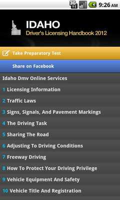 Emulate Android APK Idaho Driver Handbook Free Emulate Android APK Idaho Driver Handbook Free