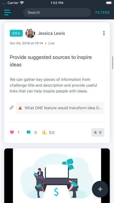 Emulate iPhone app Idea Drop using MyAndroid