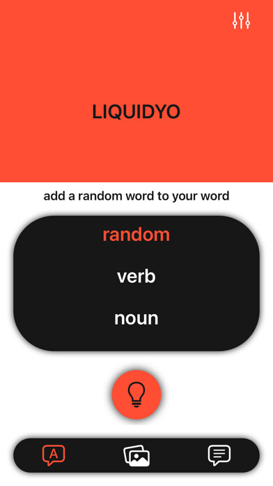 Emulate iPhone app Idea Generator Eye using MyAndroid
