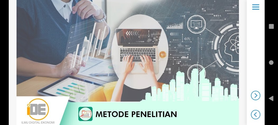 Run android online APK IDE Akuntansi: Metode Penelitian from MyAndroid or emulate IDE Akuntansi: Metode Penelitian using MyAndroid