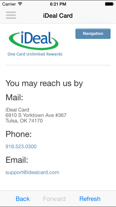 Emulate iPhone app iDeal Card using MyAndroid Emulate iPhone app iDeal Card using MyAndroid