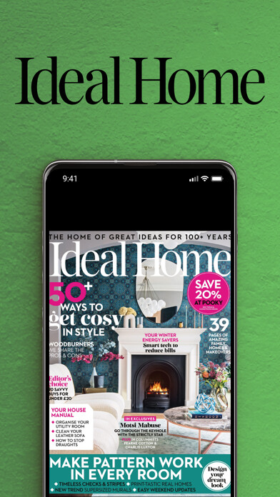 Emulate iPhone app Ideal Home Magazine NA using MyAndroid