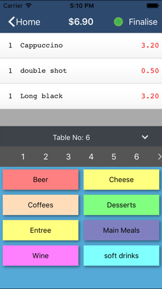 Emulate iPhone app Idealpos – Handheld Ordering App using MyAndroid Emulate iPhone app Idealpos – Handheld Ordering App using MyAndroid