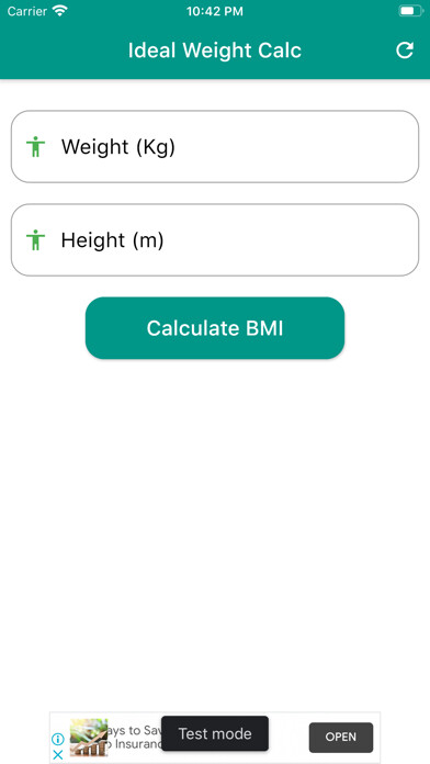Emulate iPhone app Ideal Weight Calc using MyAndroid Emulate iPhone app Ideal Weight Calc using MyAndroid