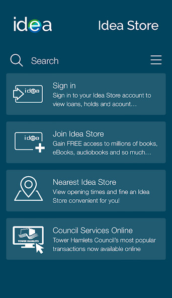 Run android online APK Idea Store (Tower Hamlets) from MyAndroid or emulate Idea Store (Tower Hamlets) using MyAndroid Run android online APK Idea Store (Tower Hamlets) from MyAndroid or emulate Idea Store (Tower Hamlets) using MyAndroid